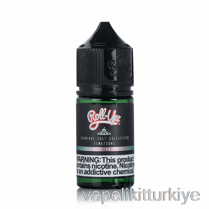 Vape Likit Mavi Pamuk - Karnaval Tuzu - Meyve Suyu Roll-upz - 30ml 25mg